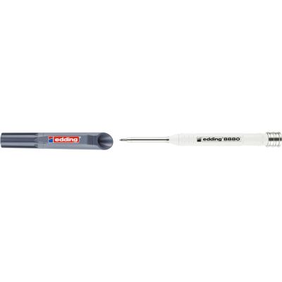 Creion pentru constructii Edding 8880 corp aluminiu varf subtire grafit