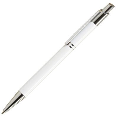 Pix cu bila Office-Cover Tiko 1.0mm cu mecanism pentru personalizare corp metalic alb