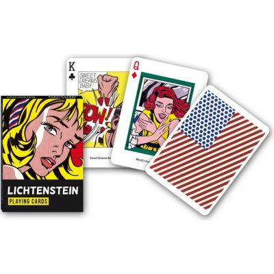 Carti de joc de colectie Piatnik cu tema Roy Lichtenstein