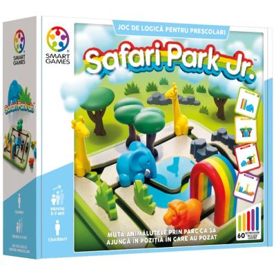 Joc de logica Safari Park Jr cu 60 de provocari limba romana