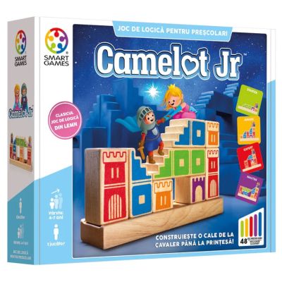 Joc de logica Camelot Jr. cu 48 de provocari limba romana