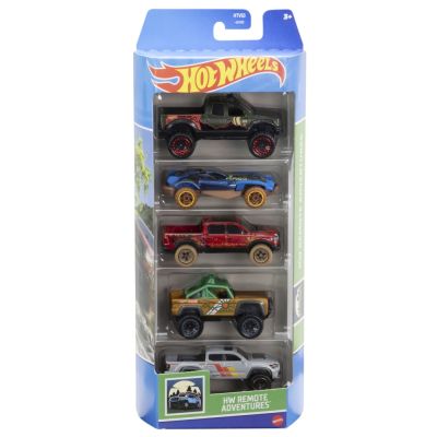 SET 5 MASINI HOT WHEELS CU DESIGN HW REMOTE ADVENTURES