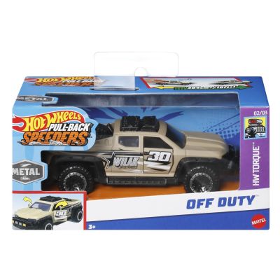 HOT WHEELS MASINUTA METALICA CU SISTEM PULL BACK OFF DUTY SCARA 1/43