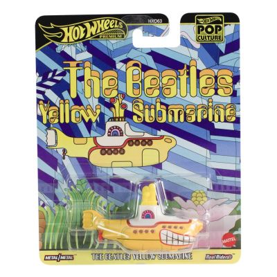 HOT WHEELS POP CULTURE MASINUTA METALICA THE BEATLES YELLOW SUBMARINE SCARA 1/64