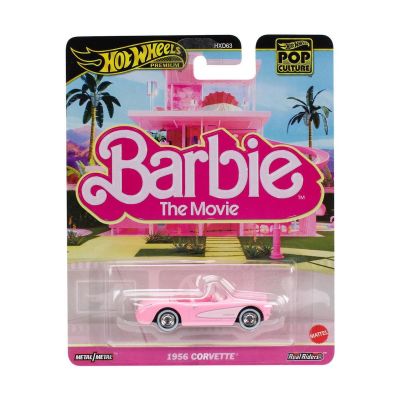 HOT WHEELS POP CULTURE BARBIE THE MOVIE MASINUTA METALICA 1956 CORVETTE SCARA 1/64