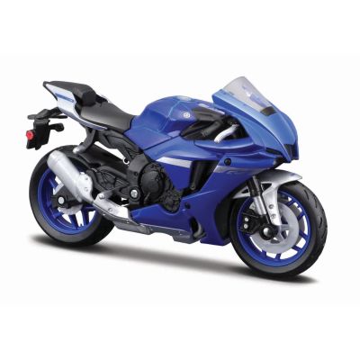 MAISTO MOTOCICLETA METALICA CU STAND EDITIE SPECIALA YAMAHA YZF R1 SCARA 1 LA 18