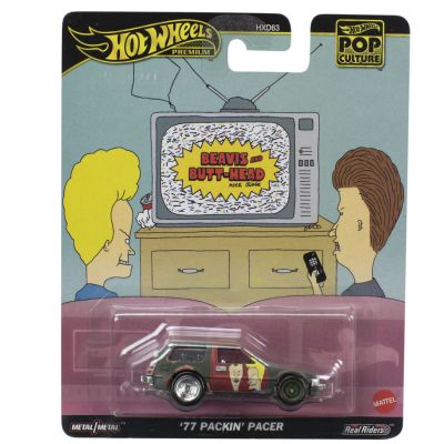 HOT WHEELS POP CULTURE MASINUTA METALICA BEAVIS AND BUTTHEAD PACKIN PACER 77 SCARA 1/64