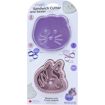 3 IN 1 FORME ANIMALE PENTRU SANDWICH MELII UNICORN SI PISICA