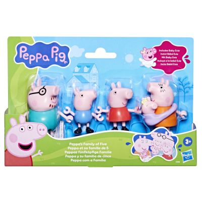 PEPPA PIG SET 5 FIGURINE FAMILIA PEPPA