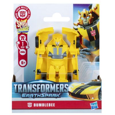 TRANSFORMERS EARTHSPARK FIGURINA BUMBLEBEE 1 STEP SMASH TO CHANGE