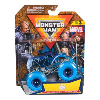 MONSTER JAM MARVEL CAMION GIGANT SHIELD SCARA 1 LA 64