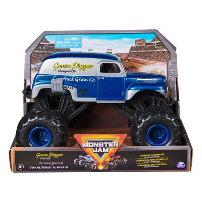 MONSTER JAM MASINUTA METALICA GRAVE DIGGER SCARA 1/24