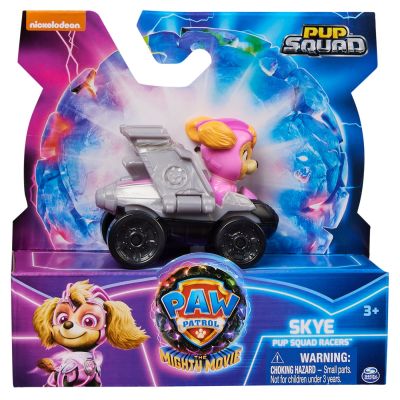PATRULA CATELUSILOR PUP SQUAD RACERS VEHICUL METALIC SKYE SCARA 1/55