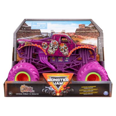 MONSTER JAM MASINUTA METALICA CALAVERA SCARA 1/24