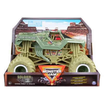MONSTER JAM MASINUTA METALICA SOLDIER FORTUNE SCARA 1/24