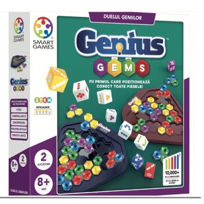 Joc logic Smart Games Genius Gems limba romana
