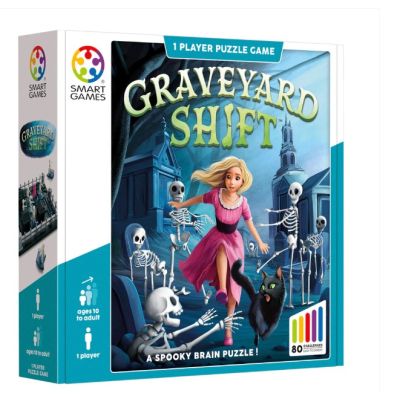 Joc de logica Graveyard Shift cu 80 de provocari limba romana Smart Games