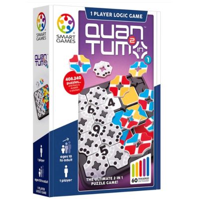 Joc de logica Quantum 2 in 1 Puzzle cu 60 de provocari editie internationala