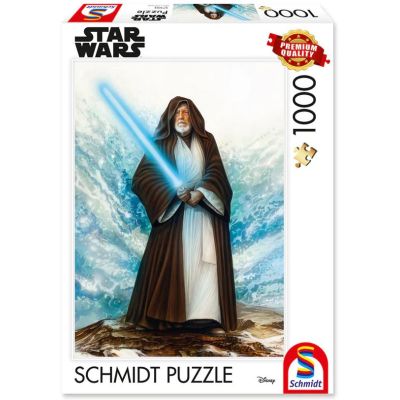 Puzzle 1000 piese Thomas Kinkade - Star Wars - Razboiul Stelelor - Maestrul Jedi Schmidt