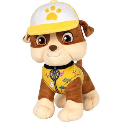 Jucarie de plus Schmidt - Paw Patrol - Rubble 28 cm