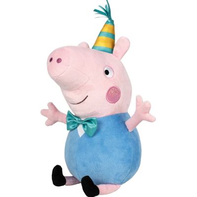 Jucarie de plus Schmidt - Peppa Pigs - Schorsch Wutz Petrecerea 37 cm