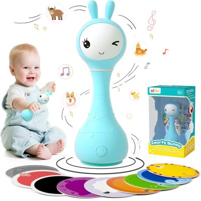 Alilo Smarty Bunny - Iepuras interactiv pentru bebelusi albastru ROEN