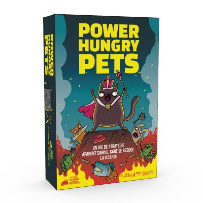 Joc de societate Power Hungry Pets limba romana