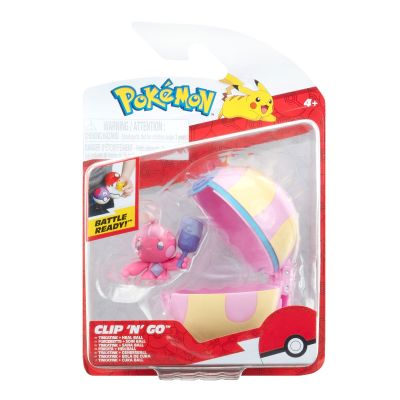Pokemon Set 2 figurine Clip n Go Tinkatink with Heal Ball W18