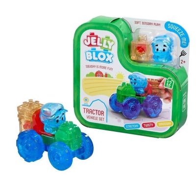 Jelly Blox Set de joaca cu tractor 12 piese