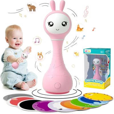 Alilo Smarty Bunny Iepuras interactiv pentru bebelusi roz ROEN