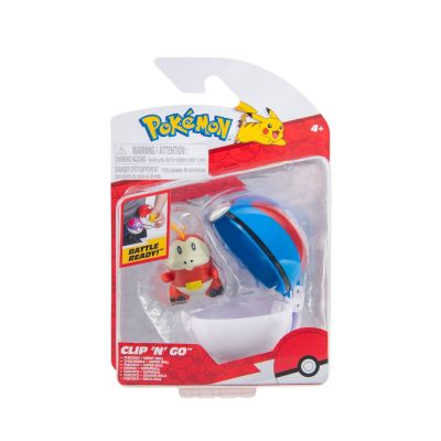 Pokemon Set 2 figurine Clip n Go Fuecoco  Great Ball