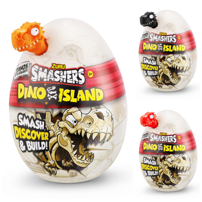Smashers - Mini Ou surpriza cu 6 accesorii Dino Island