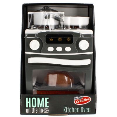 Electrocasnice de jucarie - Aragaz cu cuptor - cu sunete si lumini gri-alb MegaCreative 459612 3 ani
