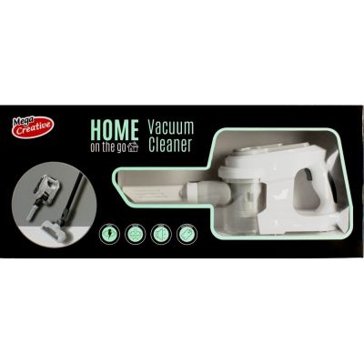 Electrocasnice de jucarie - aspirator portabil - cu sunete si lumini alb-verde MegaCreative 478672 3 ani