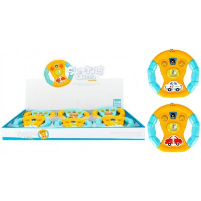 Jucarie volan educational MegaCreative Steering Wheel 471074 14x13cm necesita 2 bat. 1 5VAAA