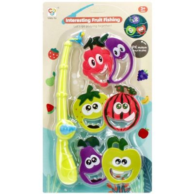 Set de pescuit - undita si fructe - 7 piese MegaCreative 511324 3 ani
