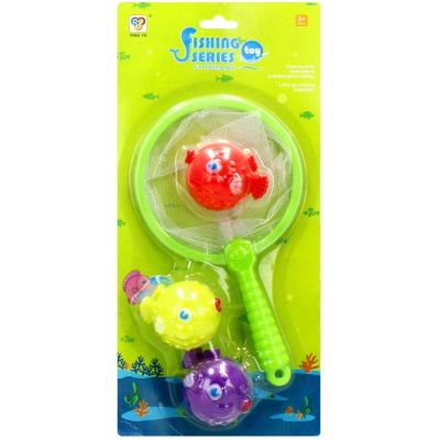 Set de pescuit - plasa si pesti - 4 piese MegaCreative 511325 3 ani