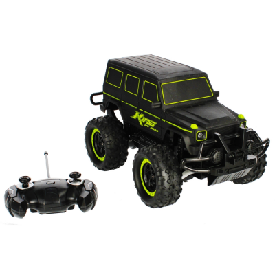 Masina de teren cu telecomanda MegaCreative 482005 36cm necesita baterii 2xAA plastic negru 3 ani