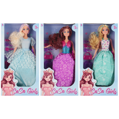 Jucarie papusa SaSa Girls 29cm  accesorii diverse modele 3 ani MegaCreative 543702