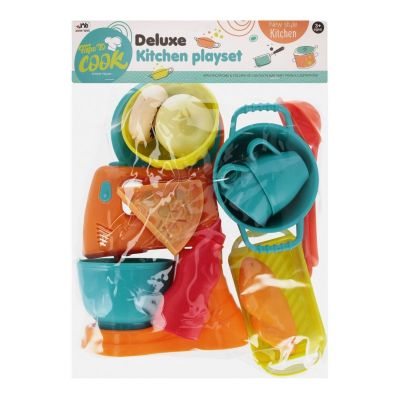 Set de bucatarie - mixer si accesorii MegaCreative 543296 28x33x10cm 18 piese