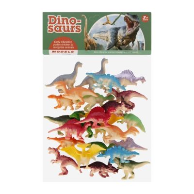 Jucarie figurine dinozauri MegaCreative 571874 5cm pvc 24 bucset 3 ani