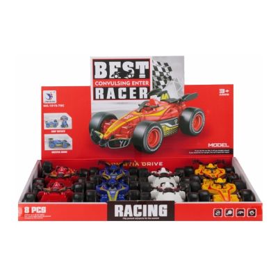 Jucarie masina Formula1 nr. 8 MegaCreative 568842 14 cm 14x5x10cm pvc 3ani