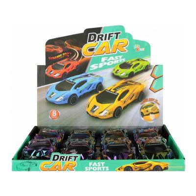 Jucarie masina Nascar MegaCreative 571989 16 cm 16x4x8cm culori metalice pvc 3ani