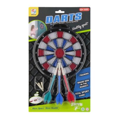 Jucarie set darts 3 sageti MegaCreative 569817 18x18x1cm 6 ani