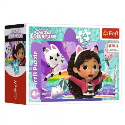 Puzzle carton 54 piese Gabbys Dollhouse Aventurile lui Gabby