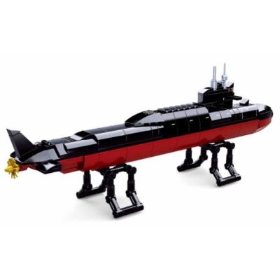 Joc de constructie Submarin pvc Sluban M38-B0703 227 piese 38x23. 7x6. 7cm