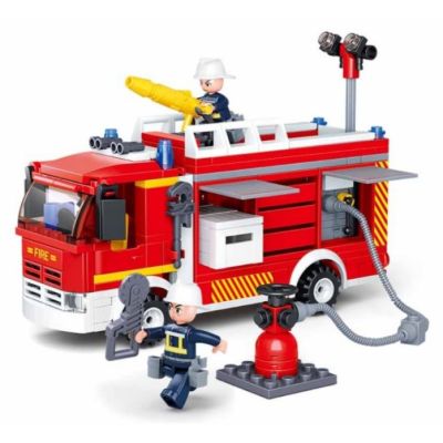 Joc de constructie Cisterna apa pvc Sluban M38-B0626 343 piese 28. 5x28. 5x5. 4cm