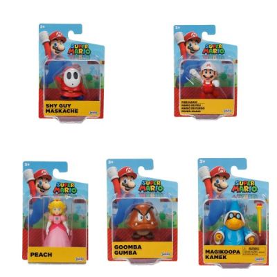 Figurina articulata 6 cm diverse personaje S42 Nintendo Mario