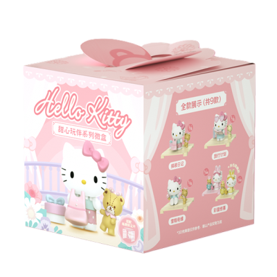 Hello Kitty Figurina ascunsa in cutie 6. 5 cm Sweetheart Playmate