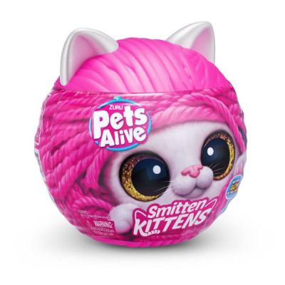 Pets Alive Jucarie de plus interactiva pisica cu accesorii surpriza Smitten Kittens